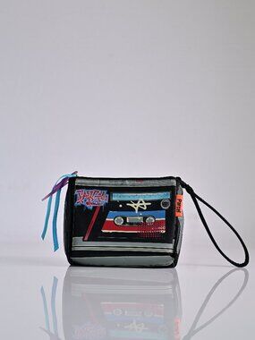 Y2K Parcel Loop NYC Retro Cassette Wristlet